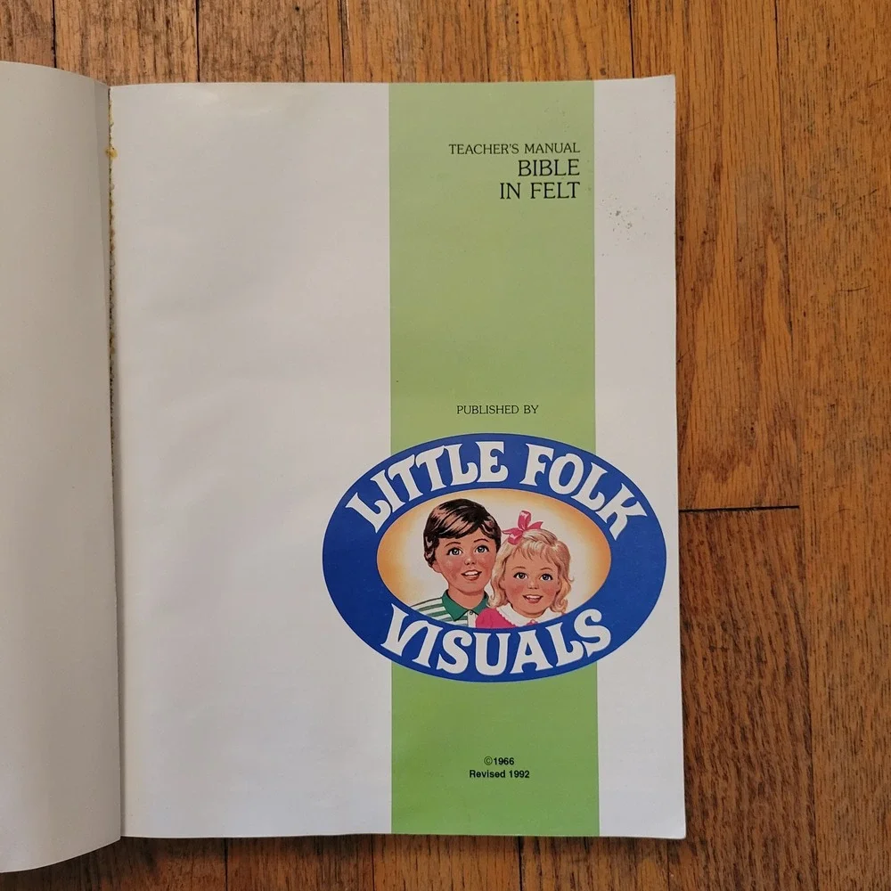 Little Folk Visuals Bible In Felt Manual 175 Lessons Sunday School Homeschool